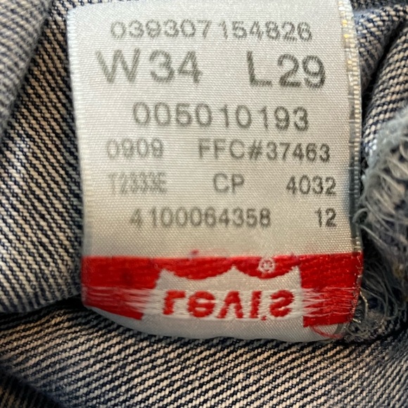 VERY RARE!!!! VINTAGE 501 BUTTON FLY ORIGINAL JEANS - Picture 15 of 16